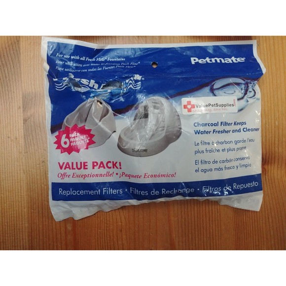 Petmate Fresh Flow Replacement Charcoal Water Filter Value Packs - Picture 3 of 5